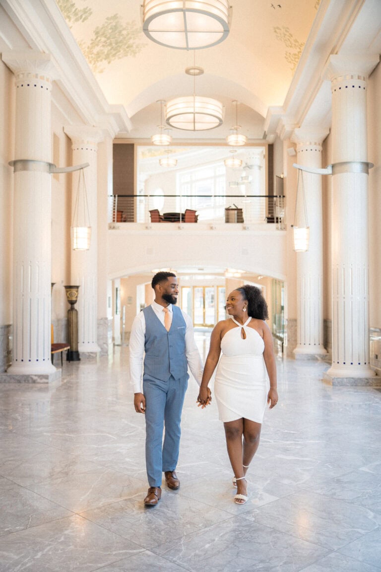 Engagement Photos at Bass Hall in Fort Worth, TX – Jasmine and Nkem